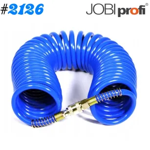 Wąż pneumatyczny, ciśnieniowy przewód spiralny 8 x 12 mm 5 m PU JOBIprofi